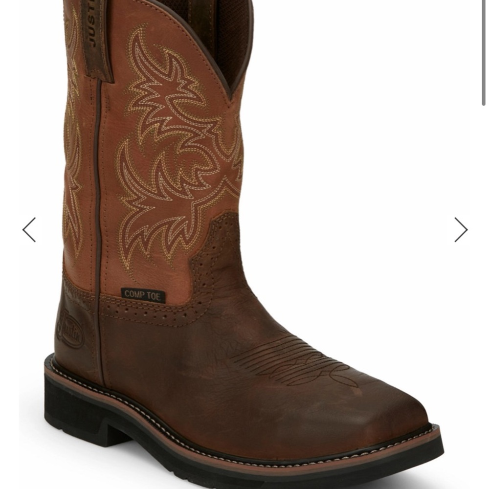 Justin Steel Toe Boots